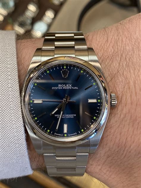 rolex 114300 price increase|Rolex 114300 blue.